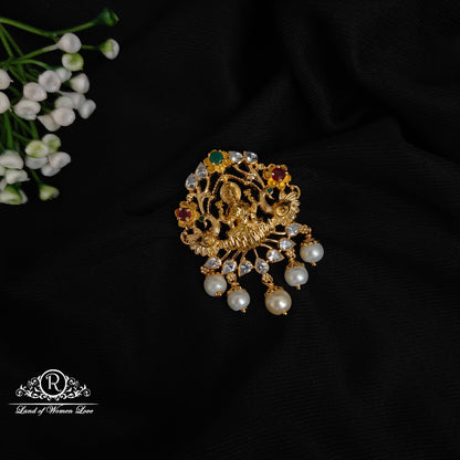 92.5 silver lakshmi devi pendant-RCBH003