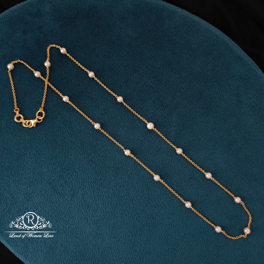 92.5-SILVER PEARLS BEADS MALA -RCZ1075