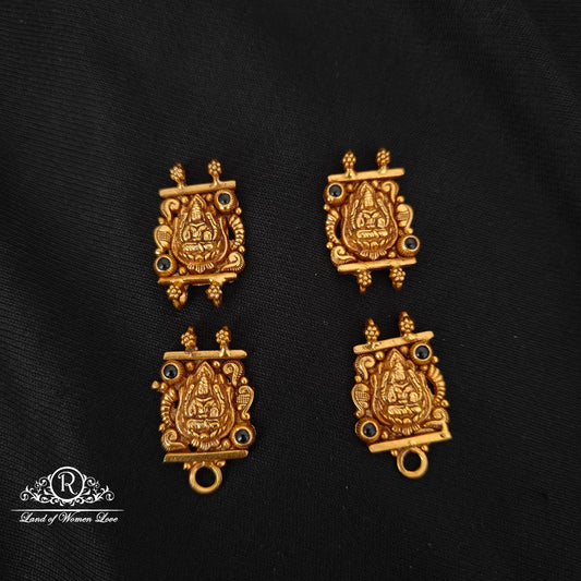 92.5 silver side lockets with Lakshmi Devi Design -RCM1028