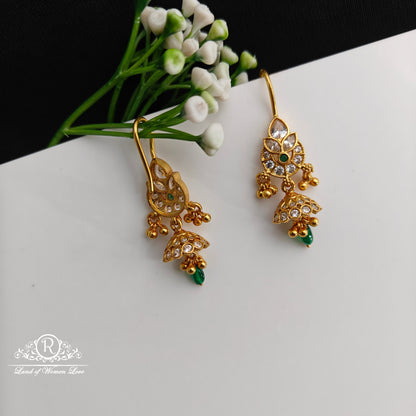 92.5 Silver Hook Model earrings-RCCP500