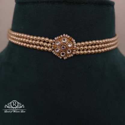 92.5 SILVER PEARL CHOCKER-RCH1070