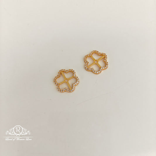 92.5 Silver Changble Model  Earrings-RCJR1112-1