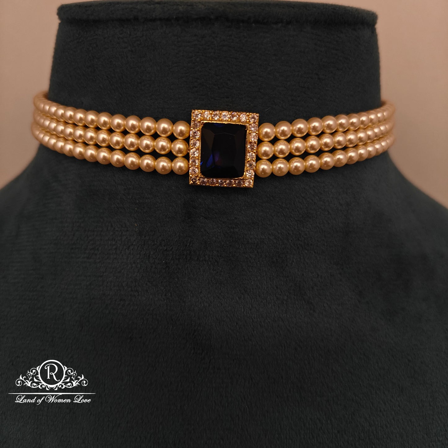 92.5 SILVER PEARL CHOCKER-RCH890