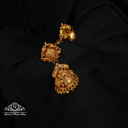 92.5 SILVER  PEACOCK JUMKAS-RCP185