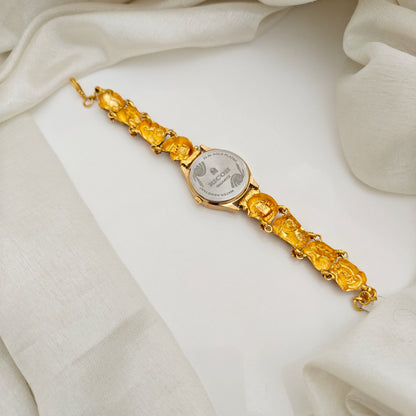 92.5-Silver With Gold Polish Watch Desgin-RCV424
