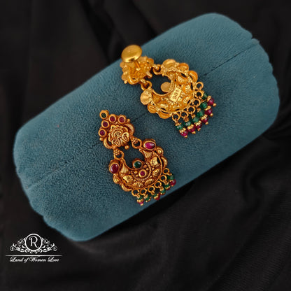 92.5 SILVER CHANDBALI EARRINGS-RCJR1057