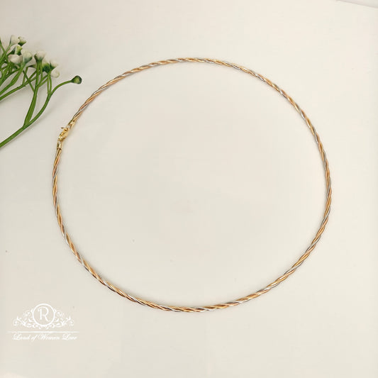 92.5 SILVER TWO TONE HASLI -RCG353