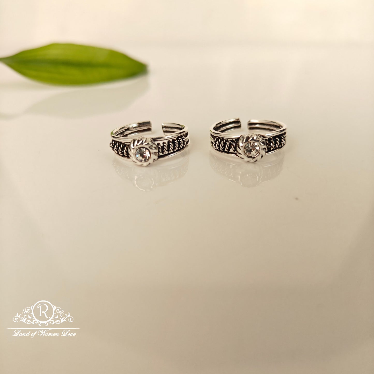 92.5 SILVER TOE RING-RCG329