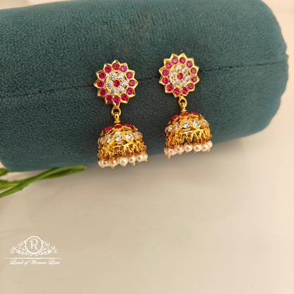 92.5 Silver handmade jumkas-RCK307