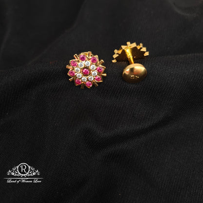 92.5 Silver handmade earrings-RCK311