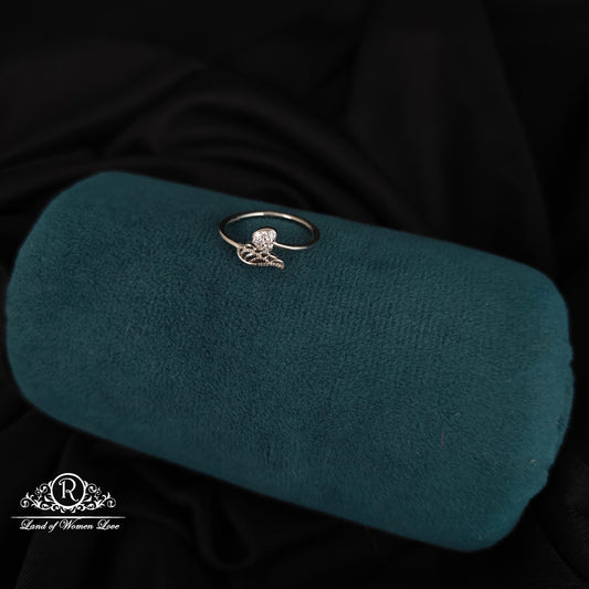 92.5 SILVER ADJUSTABLE FINGER RINGS-RCH1090