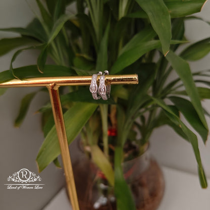 92.5 SILVER BALI EARRINGS-RCG306