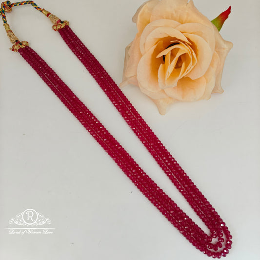 Ruby mala 3 lines chain-RCH1211
