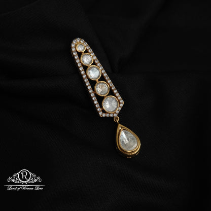 92.5 silver simple and cute mossinate side locket  -RCAA02