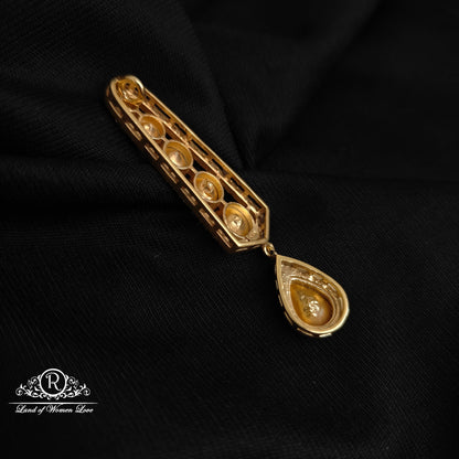 92.5 silver simple and cute mossinate side locket  -RCAA02