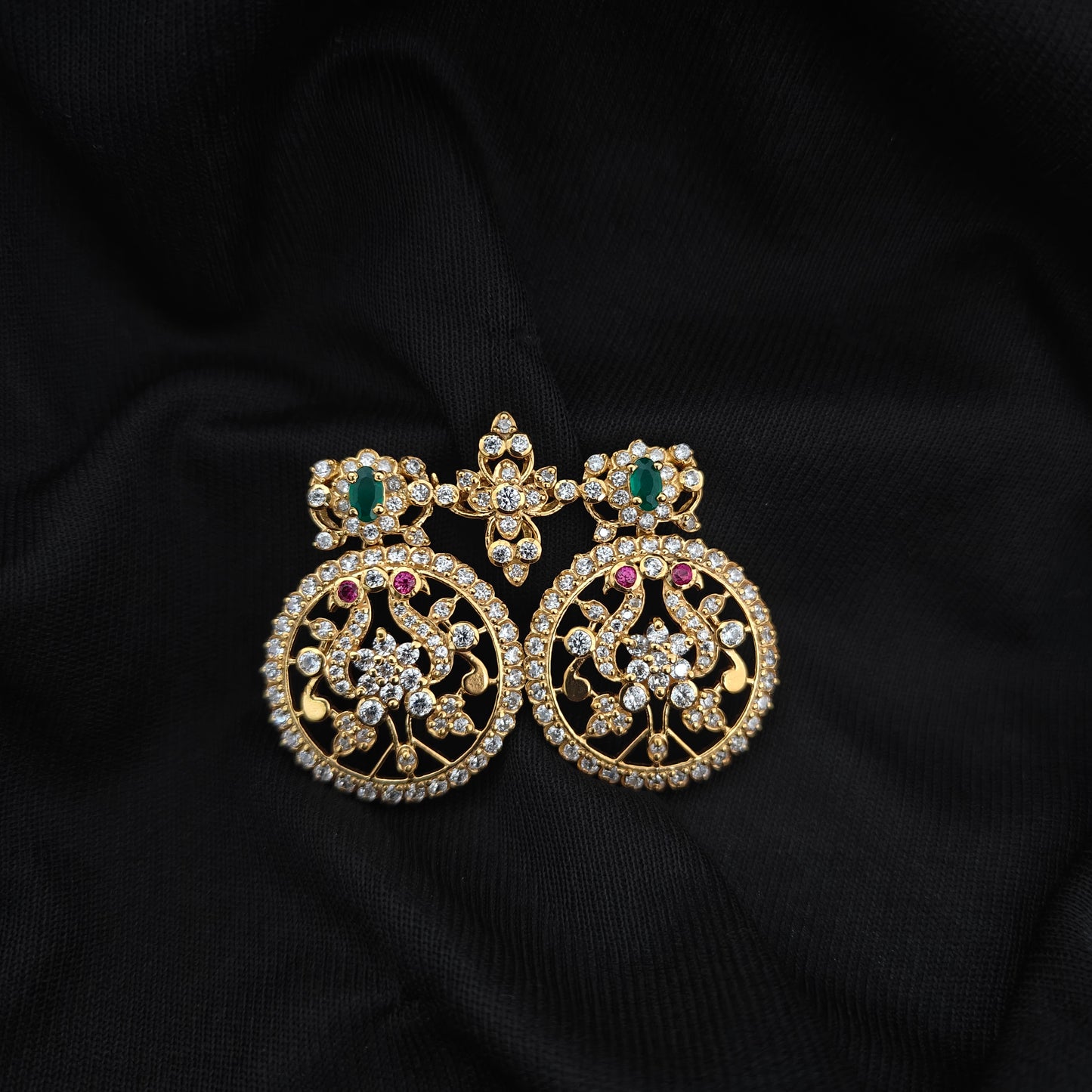 92.5 Silver with gold polish Mala locket -RCH1317