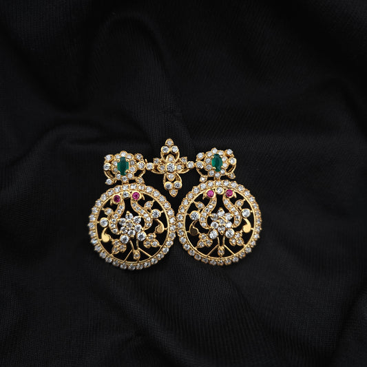 92.5 Silver with gold polish Mala locket -RCH1317