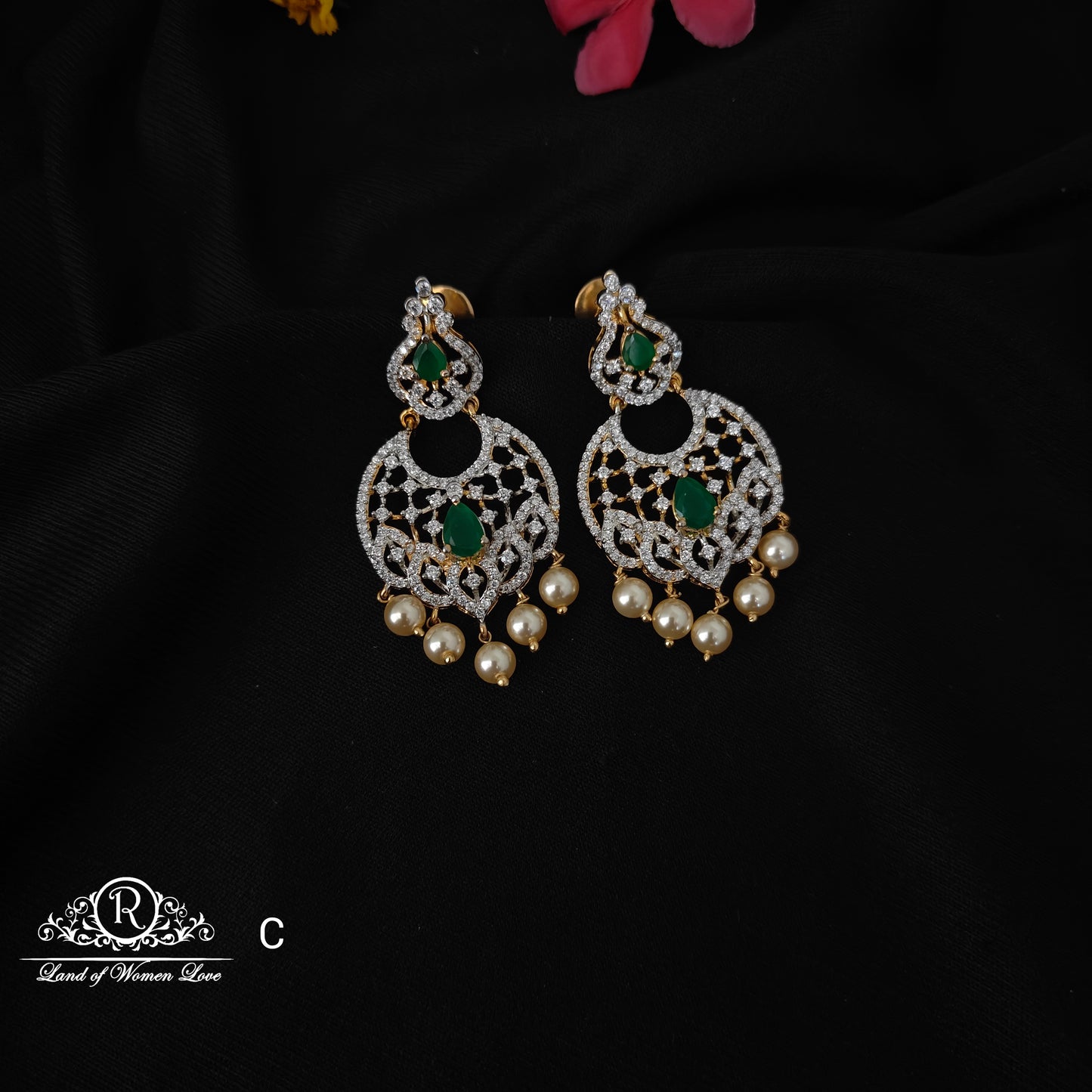 92.5 silver simple and Cute necklace with earrings -RCM091247