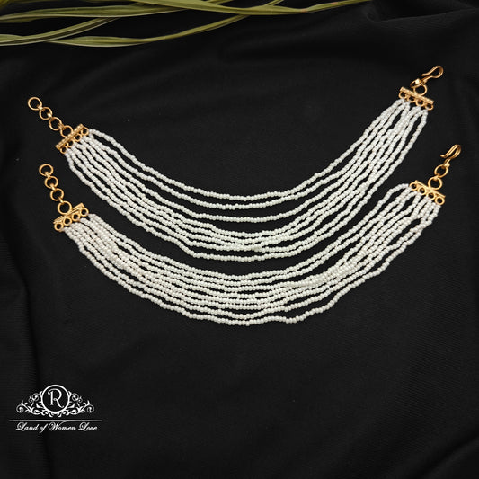 92.5 Silver ear chains-RCH1282
