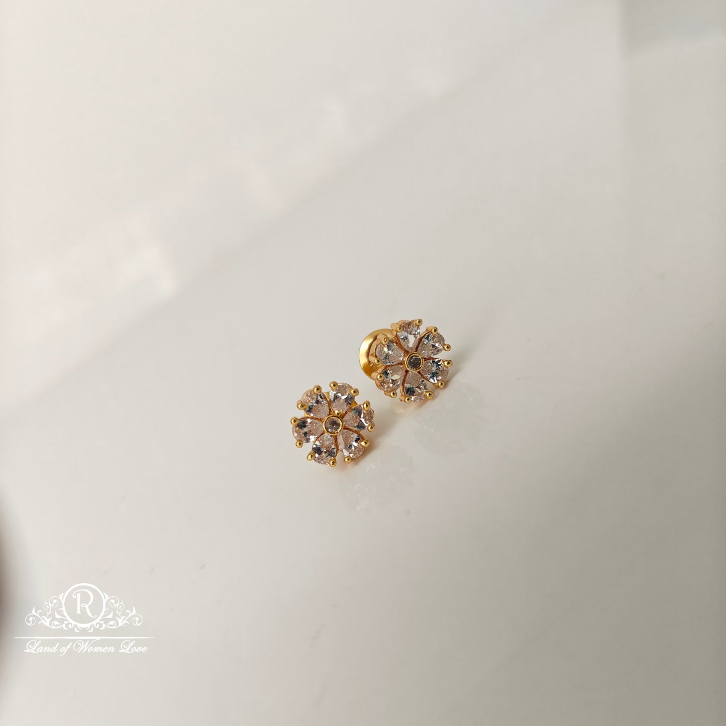 92.5 Silver Changble Model  Earrings-RCJR1112