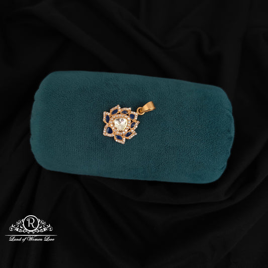 92.5 silver mossinate  locket-RCJN009