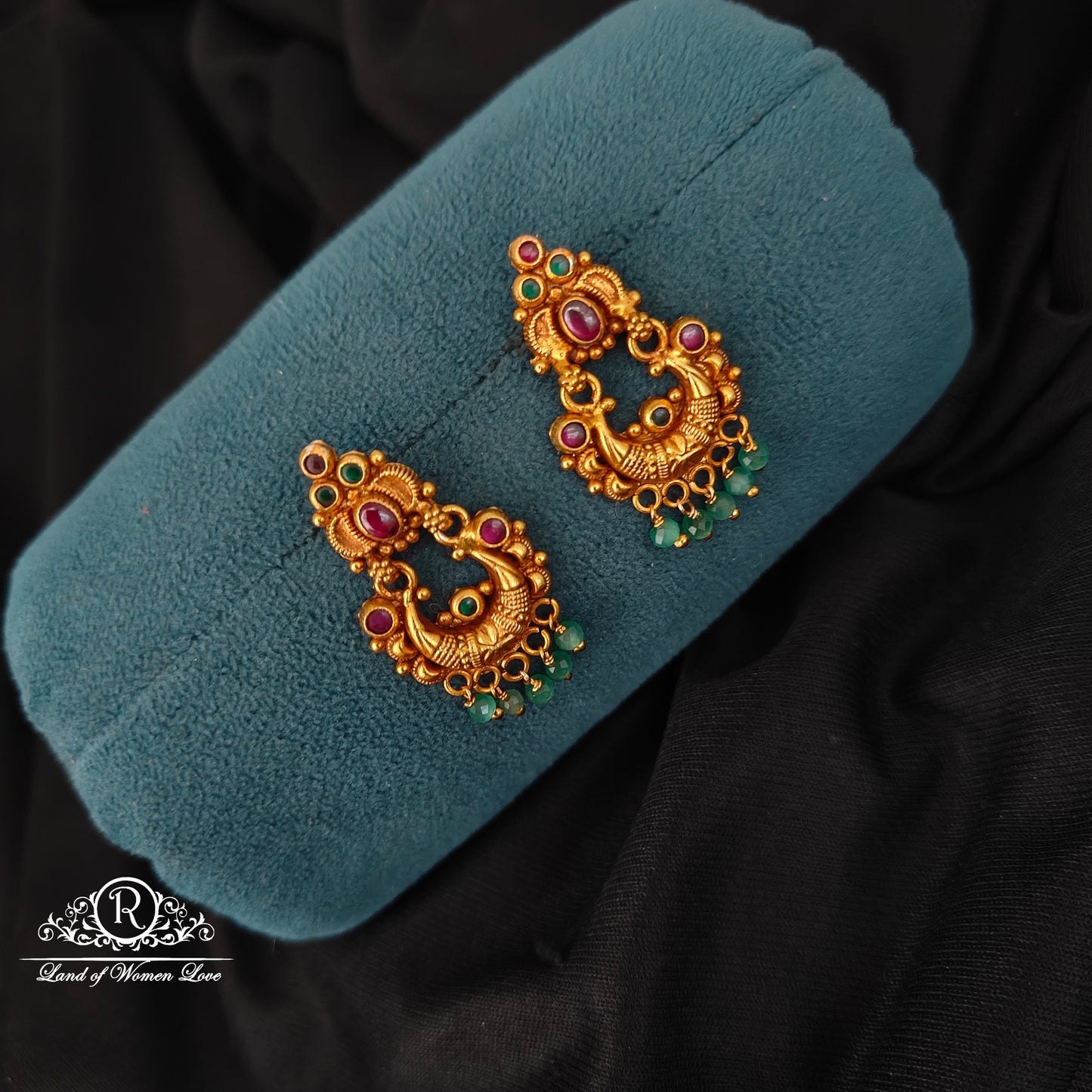 92.5 SILVER CHANDBALI EARRINGS-RCJR1054