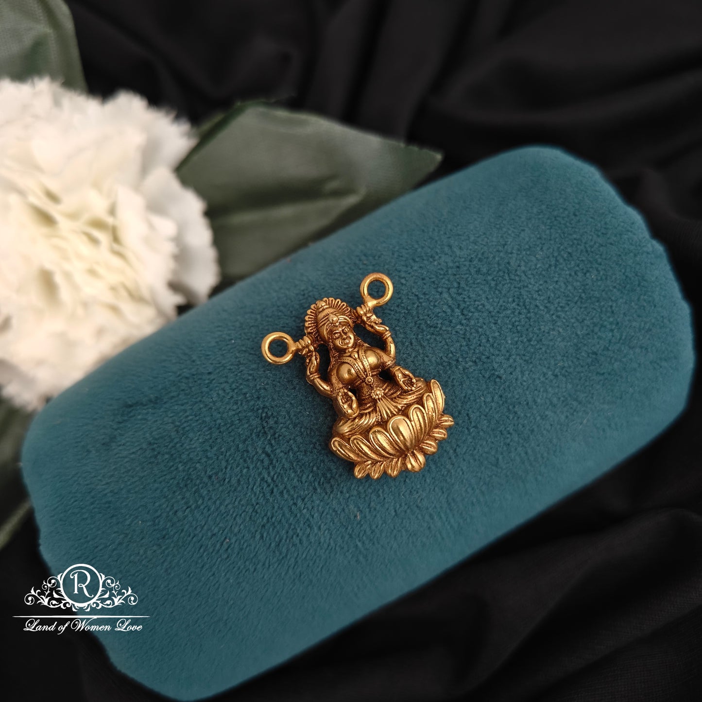 92.5-SILVER LAKSHMI DEVI MALA LOCKET -RCM1519