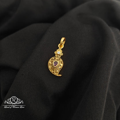 92.5 Silver with gold polish locket-RCR230