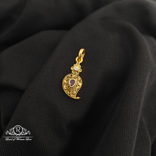 92.5 Silver with gold polish locket-RCR230