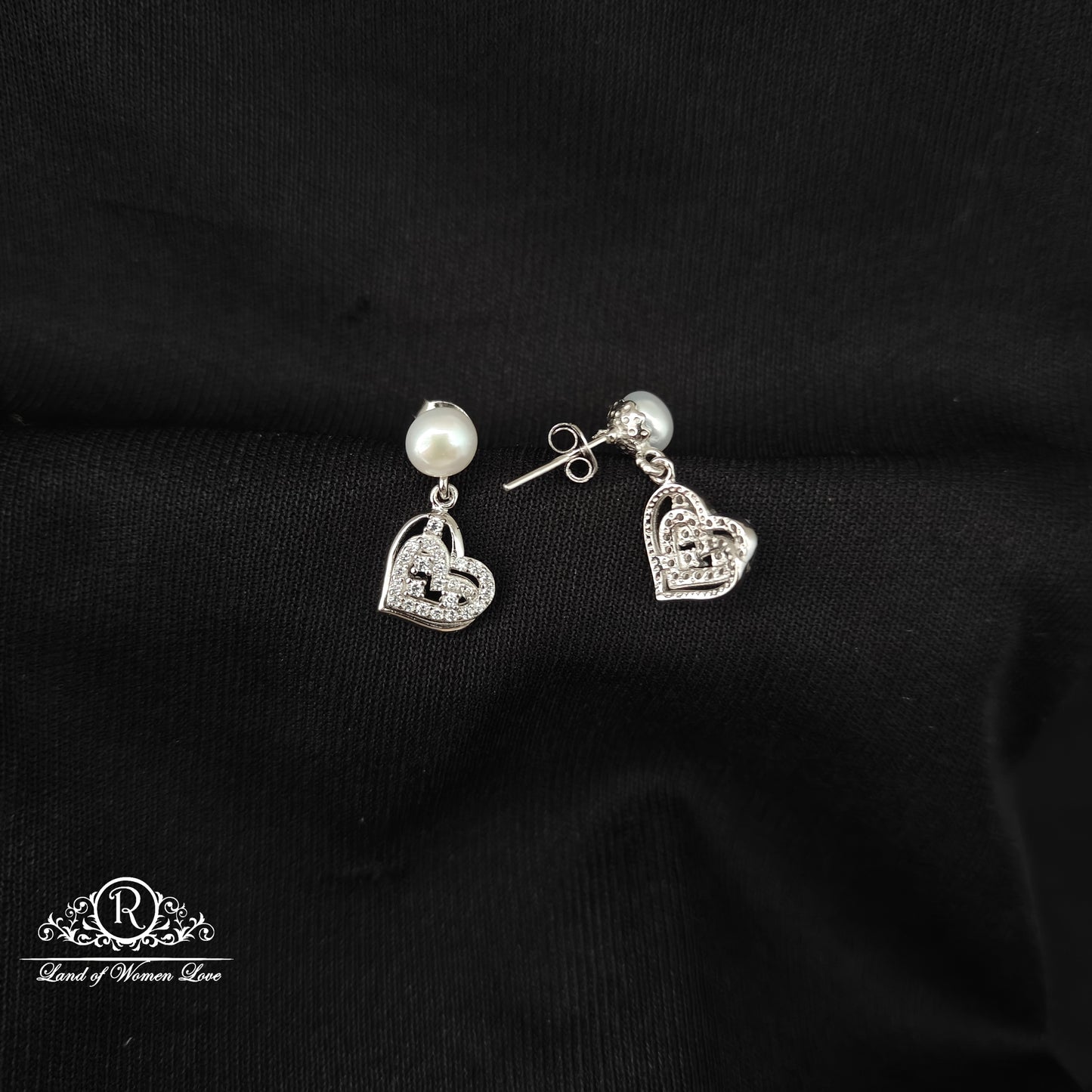 92.5 SILVER PEARL EARRINGS-RCG326