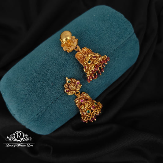 92.5 SILVER LAKSHMI DEVI  JUMKAS-RCJR1060