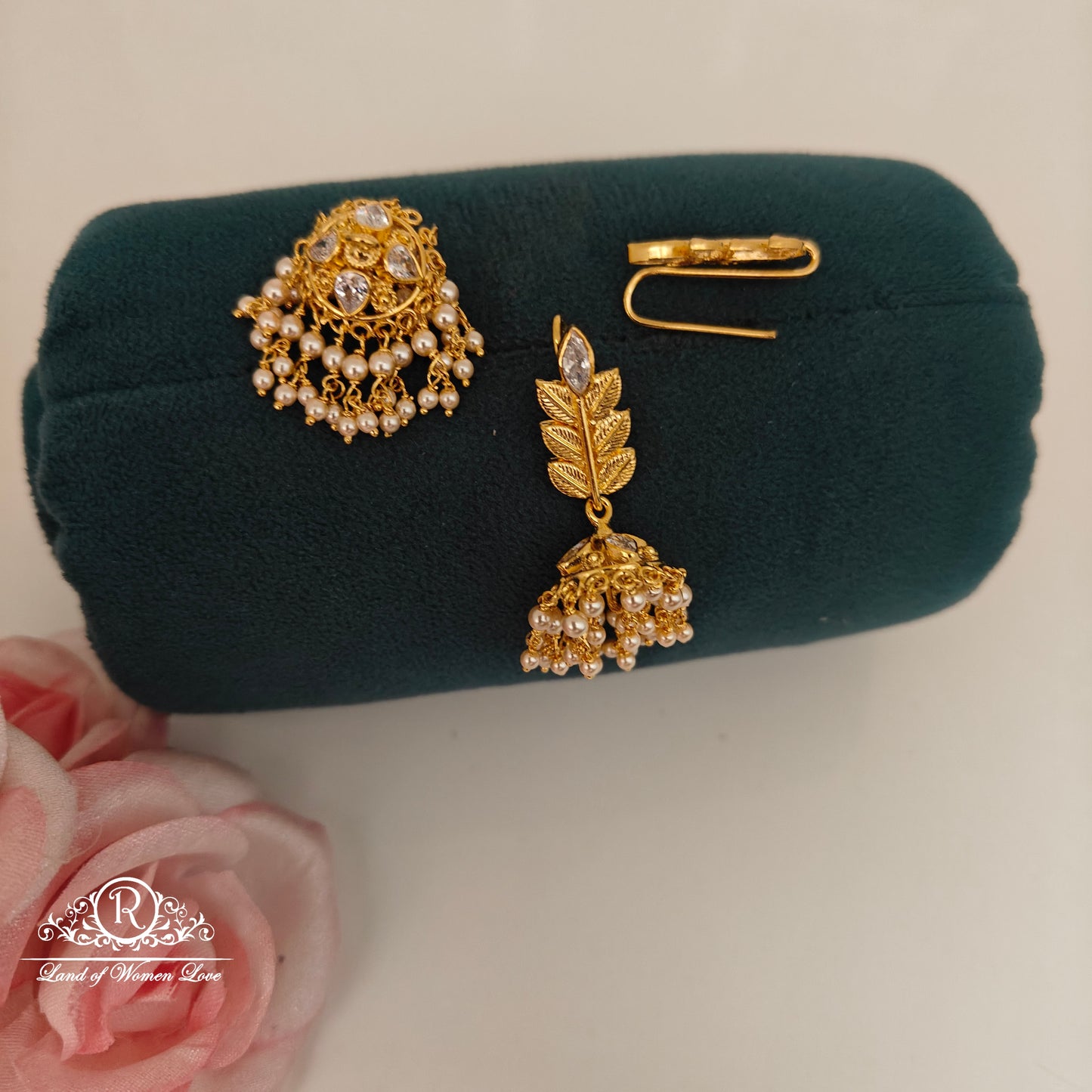 92.5 Silver changeable jumkas-RCBH026