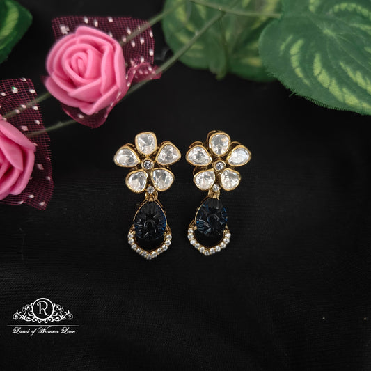 92.5-SILVER MOISSANITE EARRINGS-RCMJ196