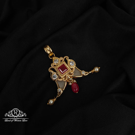 92.5 silver premium narasimha swamy puligoru pendant-RCHD008