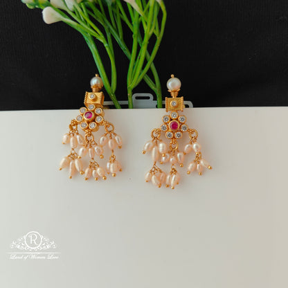 92.5 Silver Guttapusalu Earrings-RCCP509