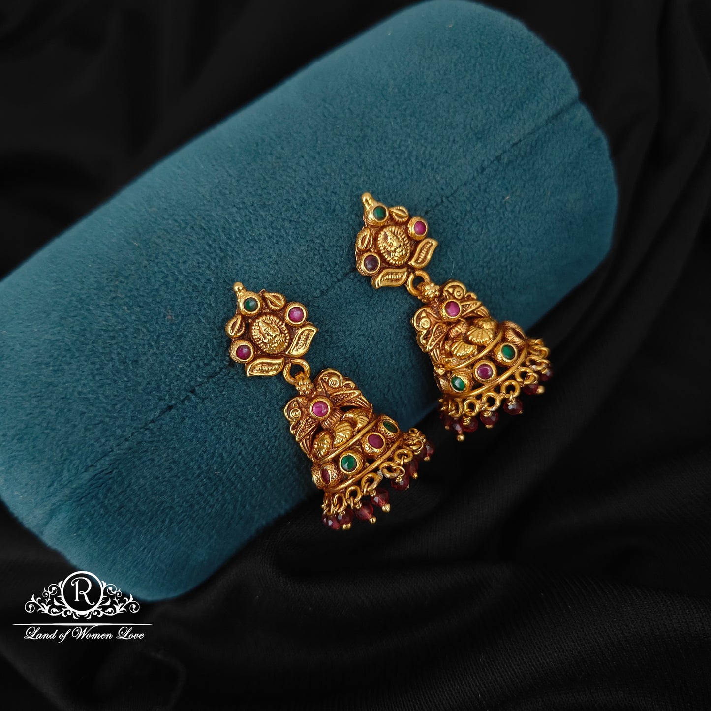 92.5 SILVER LAKSHMI DEVI  JUMKAS-RCJR1060