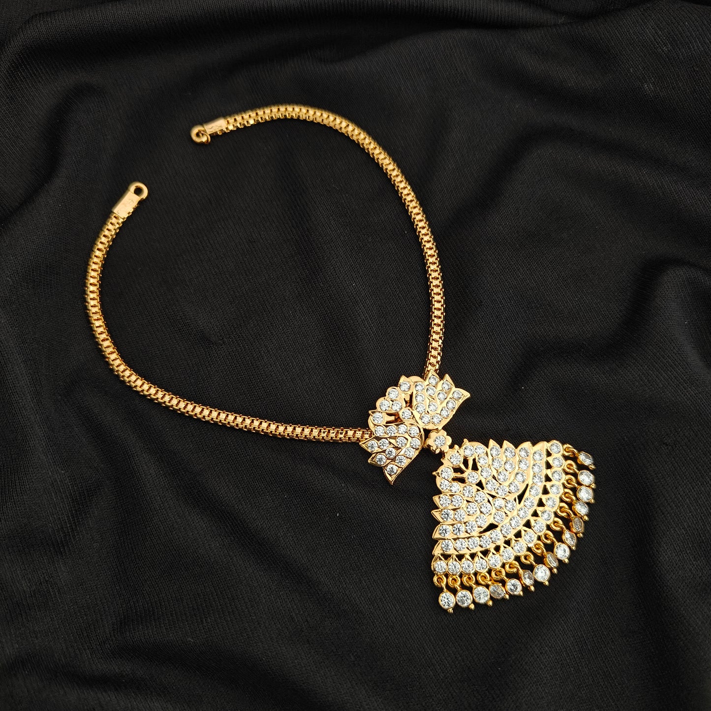 92.5 Silver Vintage Necklace -RCK352
