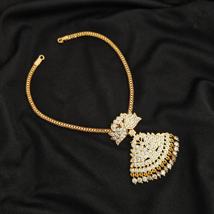 92.5 Silver Vintage Necklace -RCK352