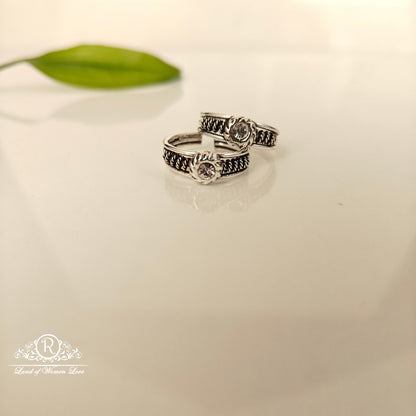 92.5 SILVER TOE RING-RCG329