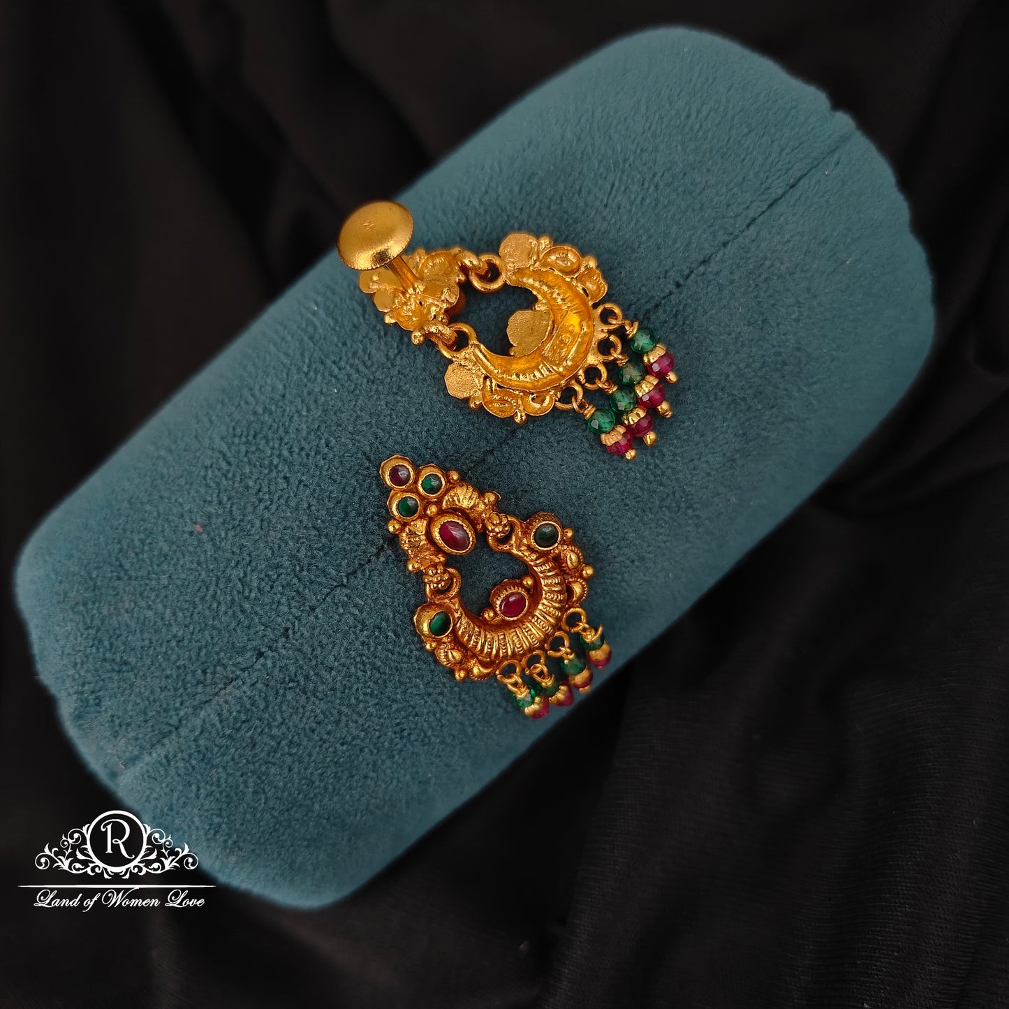 92.5 SILVER CHANDBALI EARRINGS-RCJR1049