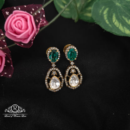 92.5-SILVER MOISSANITE EARRINGS-RCMJ198