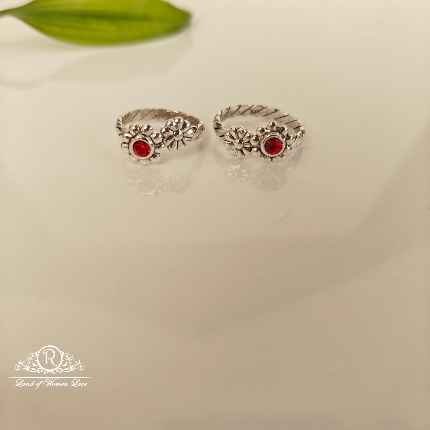 92.5 SILVER TOE RING-RCG330-2