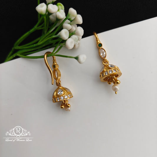 92.5 Silver Hook Model earrings-RCCP494