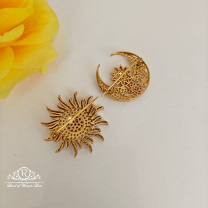 92.5 SILVER CZ  AD STONE SURYA VANKA CHANDRA VANKA-RCP224