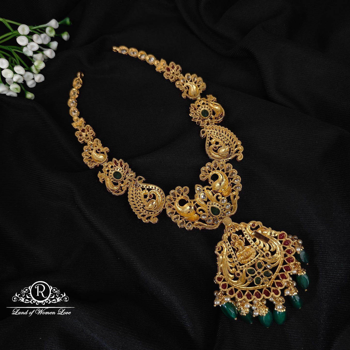 92.5 silver gold replica necklace-RCBH001