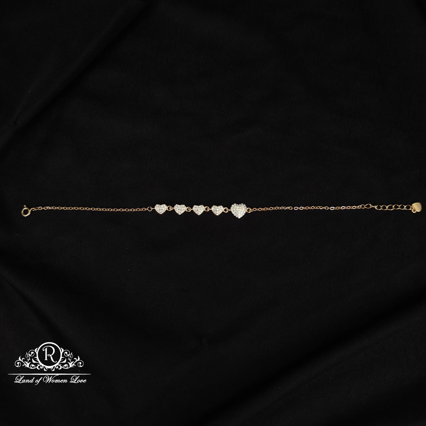 92.5 SILVER GOLDBRACELET -RCG349