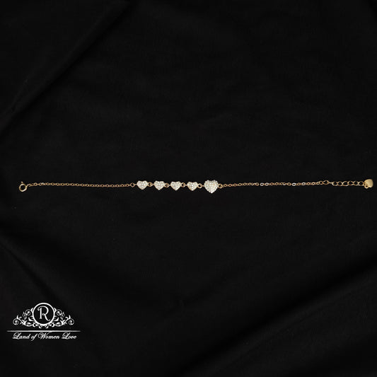 92.5 SILVER GOLDBRACELET -RCG349