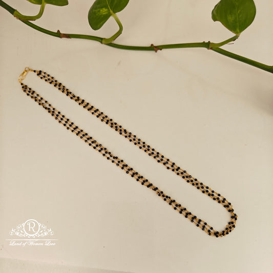 92.5 SILVER SEMI BLACK DIAMONDS CHAIN-RCH1047