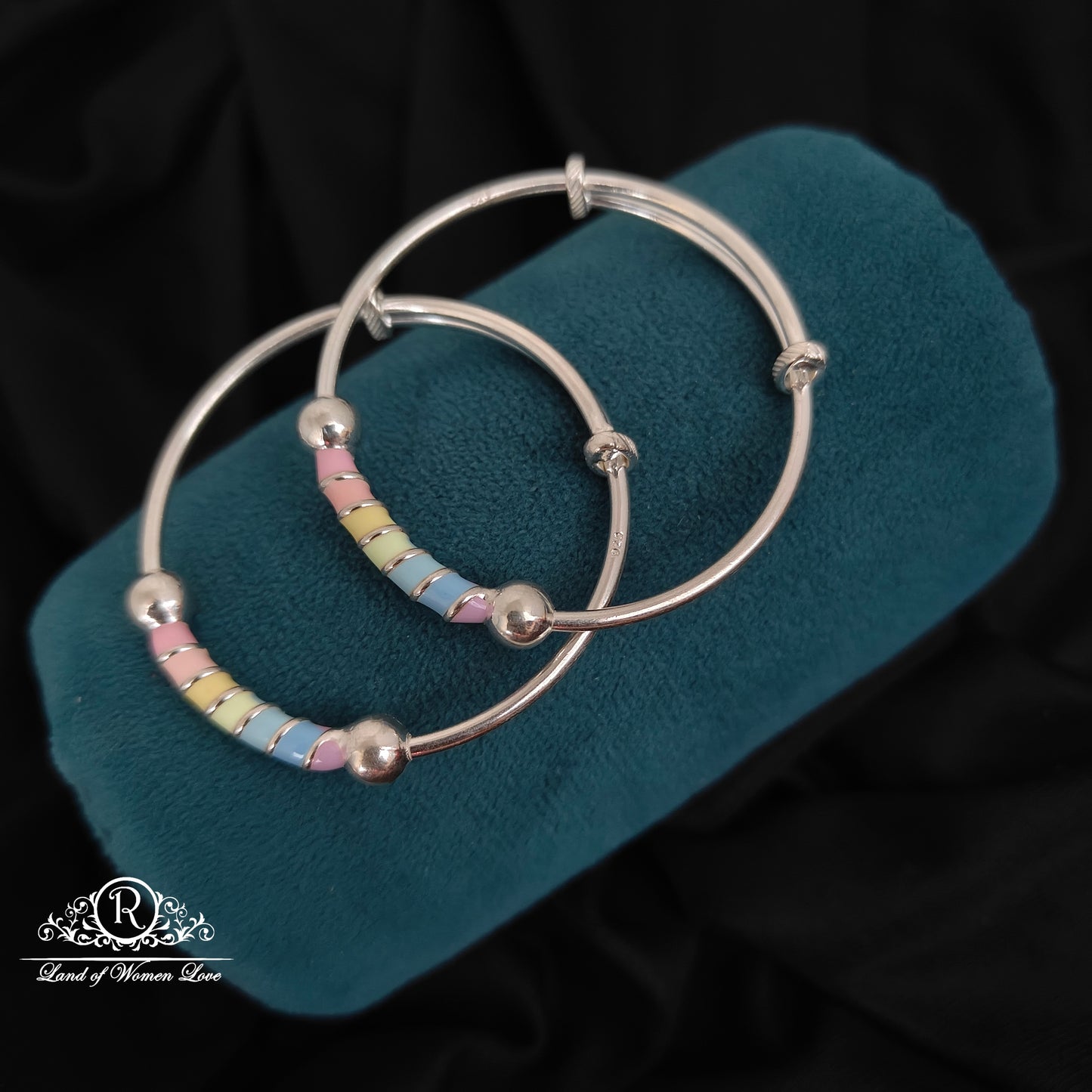 92.5 silver anklets-RCRC11