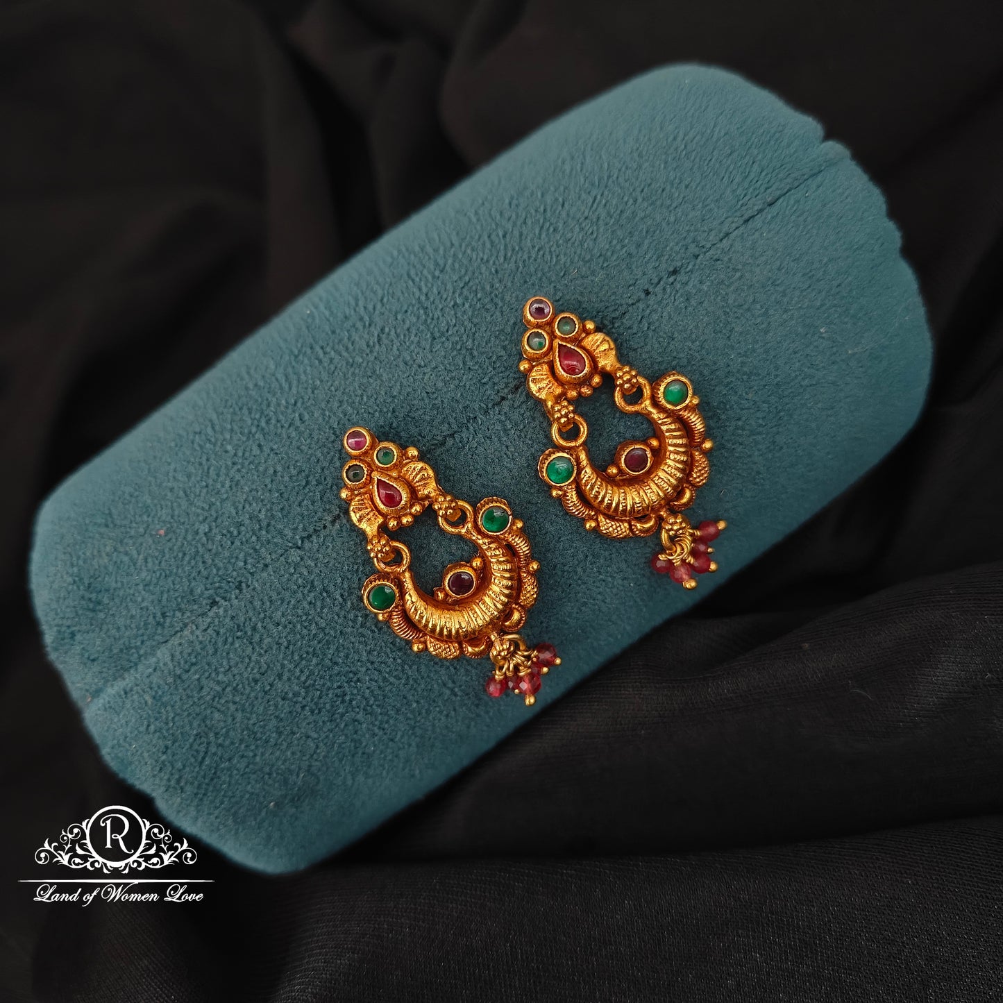 92.5 SILVER CHANDBALI EARRINGS-RCJR1036